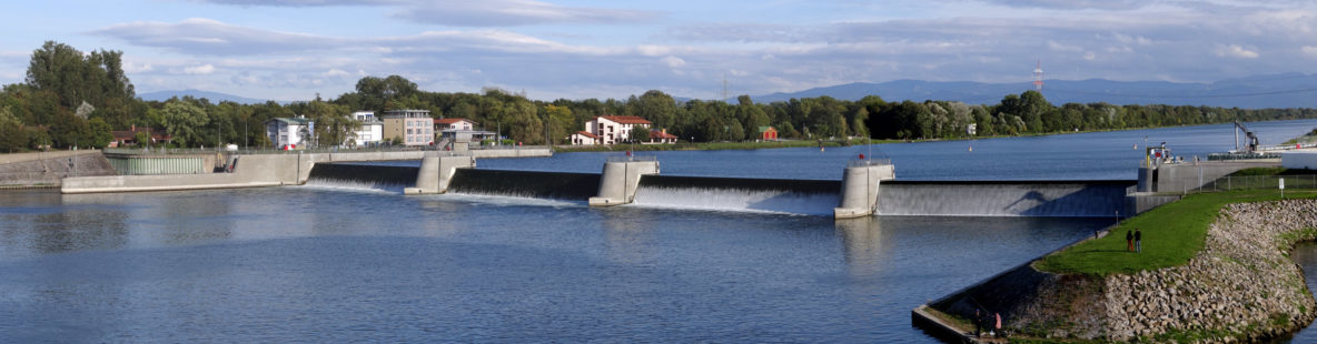 Barrage Vogelgrun (68) - Au fil du Rhin - Haut-Rhin, eau, Rhin